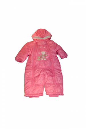 Salopete fete - Combinezon de iarna copii DANDINI DNDSB3100-68, Coral