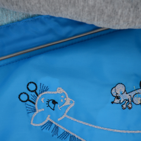 Combinezon de iarna pentru baieti Pifou Model 36 602230-1, Albastru [2]