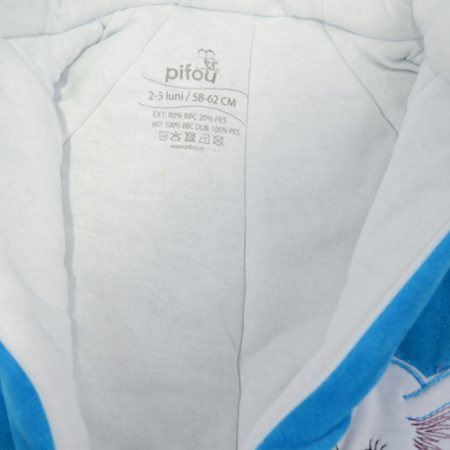 Combinezon de iarna pentru baieti Pifou Model2 611131-1, Albastru [2]