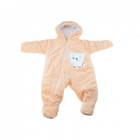 Salopete fete - Combinezon de iarna pentru fete Pifou Model 2 SPM2-C-60-64-cm, Coral