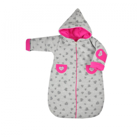 Salopete fete - Combinezon de iarna copii Koala Nelly 07-127R1-1-68-cm, Multicolor