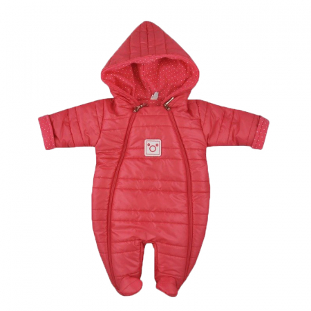 Salopete fete - Combinezon de iarna copii Koala Pumi 08-123-68-cm, Rosu