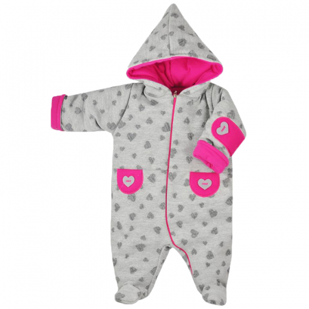 Salopete fete - Combinezon de iarna pentru copii Koala Nelly 06-327G1-62-cm, Multicolor