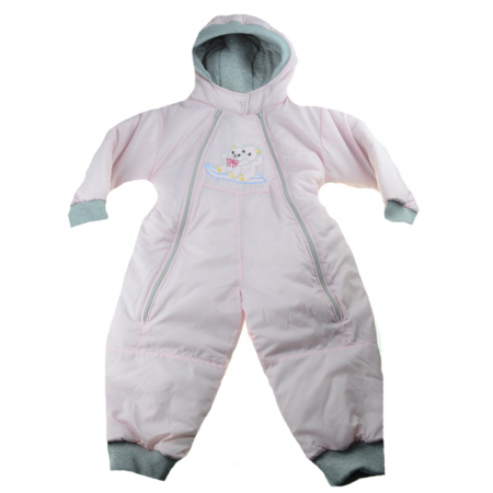 Salopete fete - Combinezon de iarna pentru fete Pifou 611827-76-82-cm, Roz