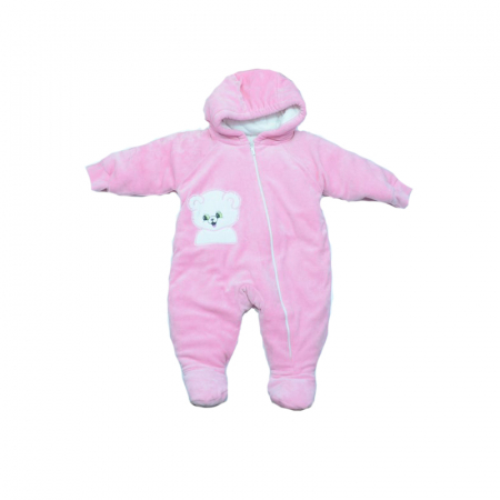 Salopete fete - Combinezon de iarna pentru fete Pifou Model2R-60-68-cm, Roz