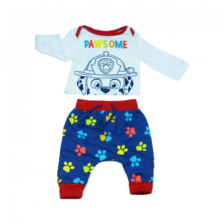 Compleuri baieti maneca lunga - Compleu 2 piese pentru baieti Disney Paw Patrol CBD-02-68-cm, Multicolor