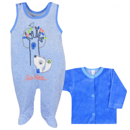 Compleuri baieti maneca lunga - Compleu 2 piese pentru baieti Koala Brygada 05-883A-62-cm, Multicolor