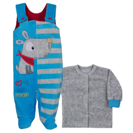 Compleuri baieti maneca lunga - Compleu 2 piese pentru baieti Koala Przyjaciel 05-205A-62-cm, Multicolor