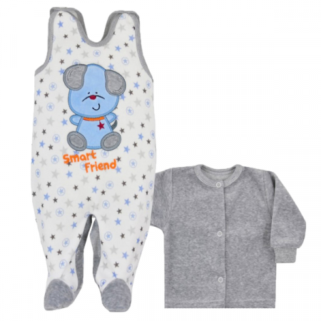 Compleuri baieti maneca lunga - Compleu 2 piese baieti Koala Zabawka 05-322G1-68-cm, Multicolor