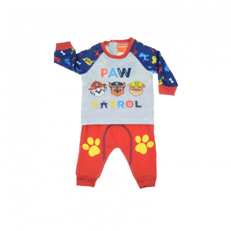 Compleuri baieti maneca lunga - Compleu 2 piese bluza si pantaloni pentru baieti E Plus M Paw Patrol 65-92M-62-cm, Multicolor
