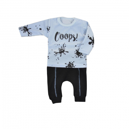 Compleuri baieti maneca lunga - Compleu 2 piese bluza si pantaloni pentru baieti Koala Oops 07-798A_86 cm, Albastru