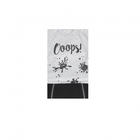 Compleu 2 piese bluza si pantaloni pentru baieti Koala Oops 07-798G-86 cm, Gri [1]