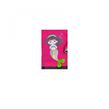 Compleu 2 piese bluza si pantaloni pentru fete Koala Bali 3042-R-86, Fucsia [1]