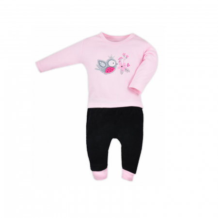 Compleuri  fete maneca lunga - Compleu 2 piese bluza si pantaloni pentru fete Koala Love Birds 06-113_86 cm, Roz