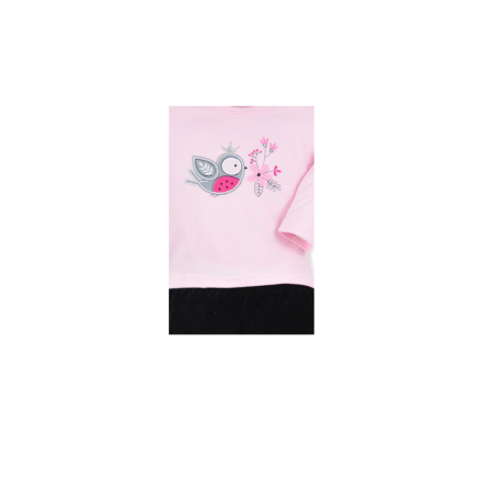 Compleu 2 piese bluza si pantaloni pentru fete Koala Love Birds 06-113_86 cm, Roz [1]