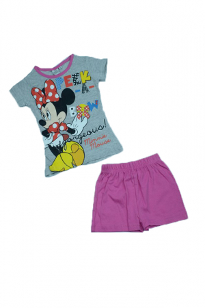 Compleuri fete de vara - Compleu 2 piese de vara Minnie Mouse Disney MMD1-G-98, Multicolor