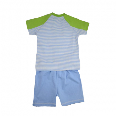 Compleu 2 piese de vara pentru baieti Koala 03-128_68 cm, Albastru [1]