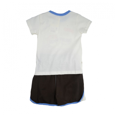 Compleu 2 piese de vara pentru baieti Koala Formula 04-037_68 cm, Crem [1]