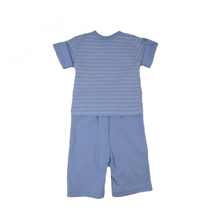 Compleu 2 piese de vara pentru baieti Koala Skater 2454A_62 cm, Albastru [1]