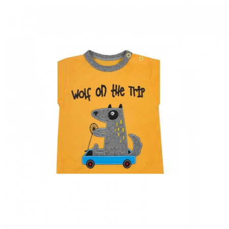 Compleu 2 piese de vara pentru baieti Koala Wolf 05-309P-3248, Portocaliu [1]