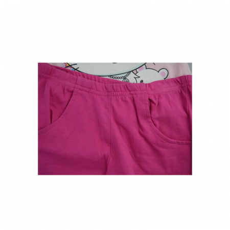Compleu 2 piese de vara pentru fete Charmy Kitty V12F2001_92 cm, Roz [2]