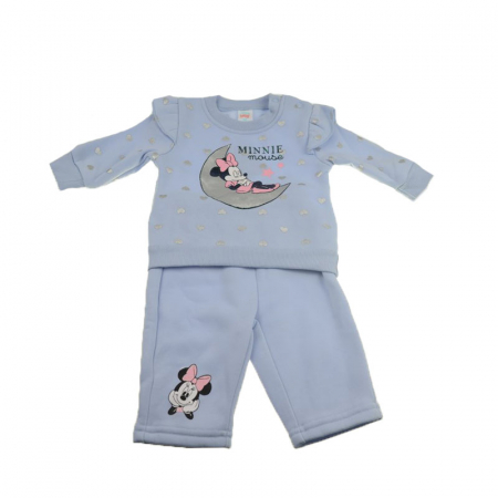 Compleuri  fete maneca lunga - Compleu 2 piese pentru fete E Plus M TF07-92-cm, Albastru