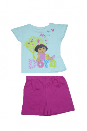 Compleuri fete de vara - Compleu 2 piese pentru fete Disney NT03-A-98, Alb
