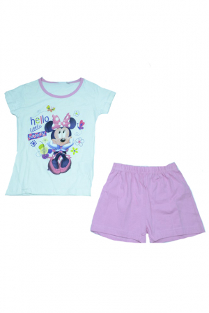 Compleuri fete de vara - Compleu 2 piese pentru fete Minnie Mouse Disney MMC4-A-128, Multicolor