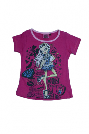 Compleu 2 piese pentru fete Setino Monster 830-081F-116, Fucsia [2]