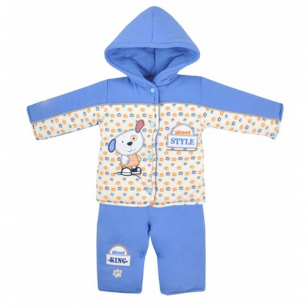 Compleuri baieti maneca lunga - Compleu 2 piese iarna baieti Koala Ciapek 2574-C-74, Multicolor