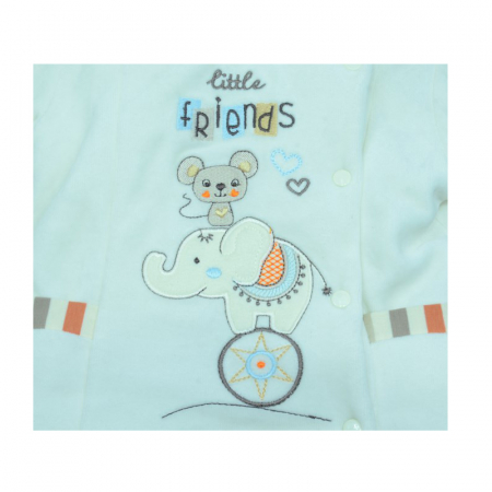 Compleu 2 piese iarna pentru copii Koala Circus 04-510C-62-cm, Crem [2]