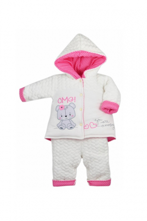 Compleuri  fete maneca lunga - Compleu 2 piese iarna pentru fete Koala Amazing 05-513A-68-cm, Multicolor