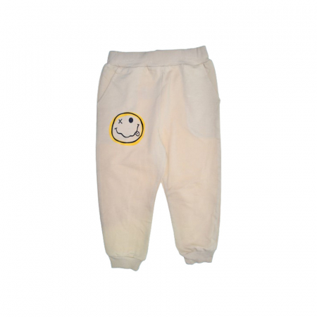 Compleu 2 piese pantaloni lungi si jacheta cu fermoar pentru baieti Mini Junior COMP-3456, Bej - [2]