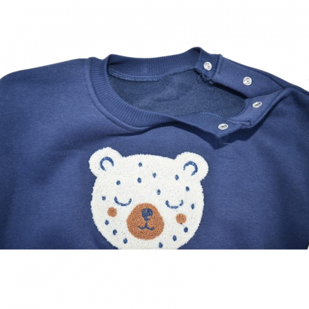 Compleu 2 piese pantaloni si bluza pentru baieti Mini Junior CMP-MJ2, Albastru [4]