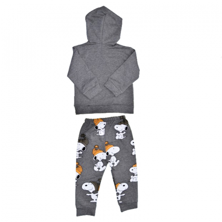 Compleu 2 piese pantaloni si bluza pentru baieti Mini Junior COMP-MJ16, Gri [1]