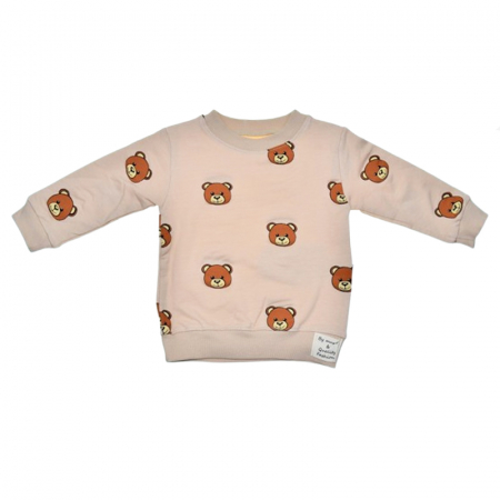 Compleu 2 piese pantaloni si bluza pentru baieti Mini Junior SETMJ-29, Crem [3]