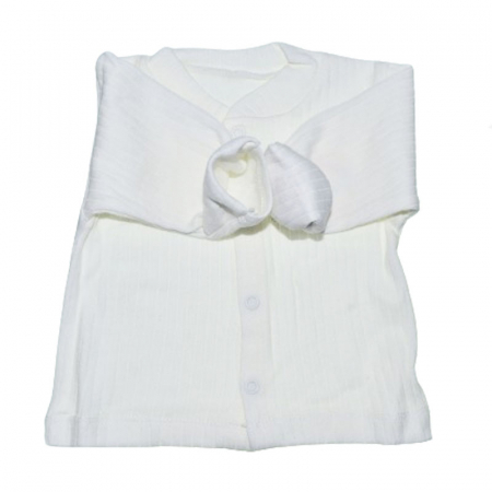 Compleu 2 piese pantaloni si bluza pentru baieti Mini Junior CMPMJ-115-1, Alb [2]