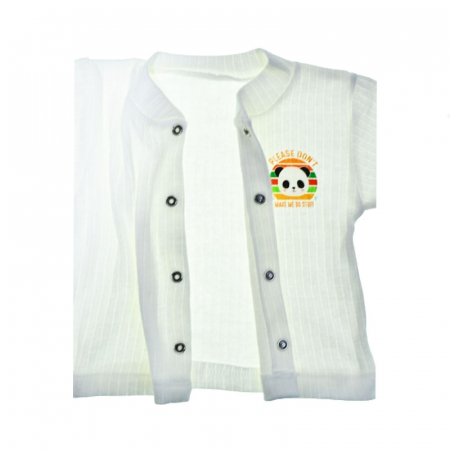 Compleu 2 piese pantaloni si bluza pentru baieti Mini Junior CMPMJ-115-1, Alb [3]