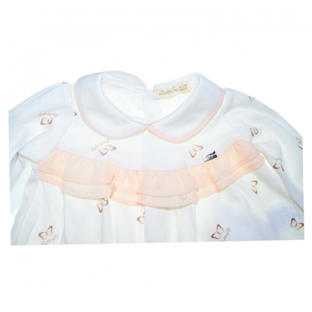 Compleu 2 piese, pantaloni si bluza, pentru fete, Mini Junior 3268C, Coral [1]