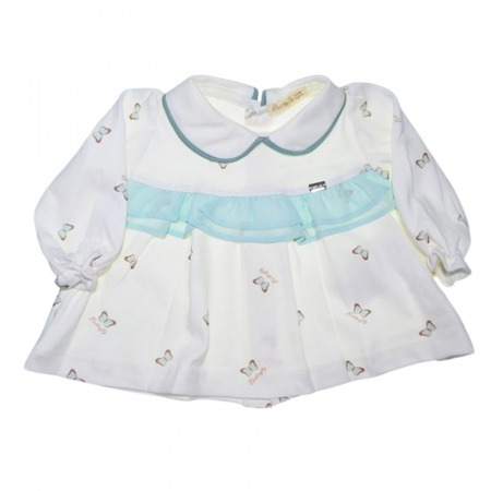 Compleu 2 piese, pantaloni si bluza, pentru fete, Mini Junior 3268V, Verde [4]