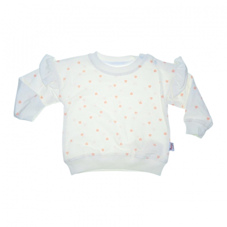 Compleu 2 piese, pantaloni si bluza pentru fete, Mini Junior CMLMJ0505FR,Roz [2]