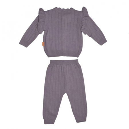 Compleu 2 piese pantaloni si bluza pentru fete Mini Junior CMP-1108, Mov [1]
