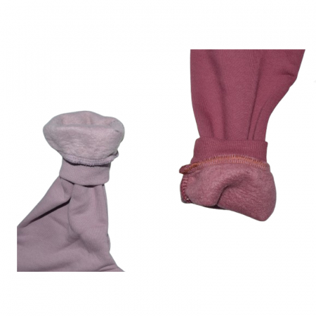 Compleu 2 piese pantaloni si bluza pentru fete Mini Junior COMP-17362, Roz [2]