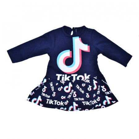 Compleu 2 piese pantaloni si bluza pentru fete Mini Junior COMP-MJ26, Bleumarin [2]