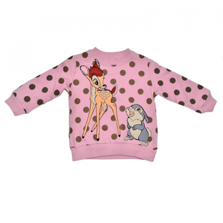 Compleu 2 piese pantaloni si bluza pentru fete Mini Junior SETMJ-32, Roz [3]