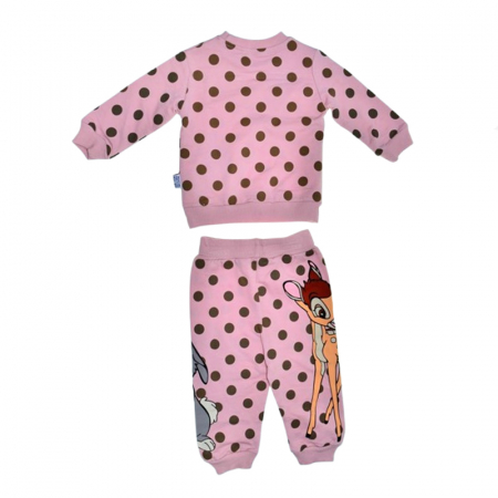 Compleu 2 piese pantaloni si bluza pentru fete Mini Junior SETMJ-32, Roz [1]