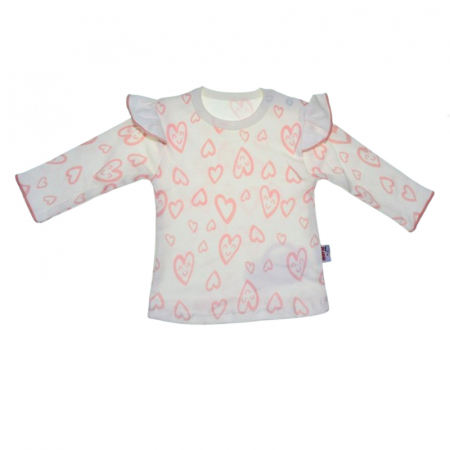 Compleu 2 piese pantaloni si bluza pentru fete Mini Junior SETMJ-38, Roz [3]