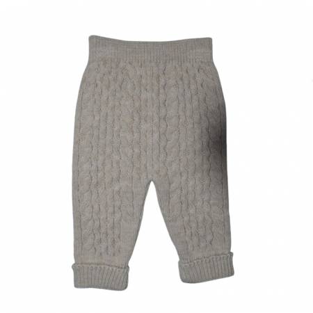 Compleu 2 piese pantaloni si cardigan pentru baieti Mini Junior COMP-7806, Bej [2]