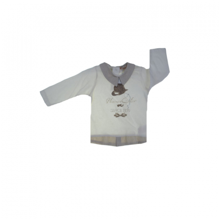 Compleu 2 piese pentru baieti Cassiope 471079-74, Crem [2]