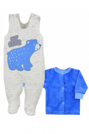 Compleuri baieti maneca lunga - Compleu 2 piese pentru baieti Koala Bernard 05-727AL-62-cm, Multicolor